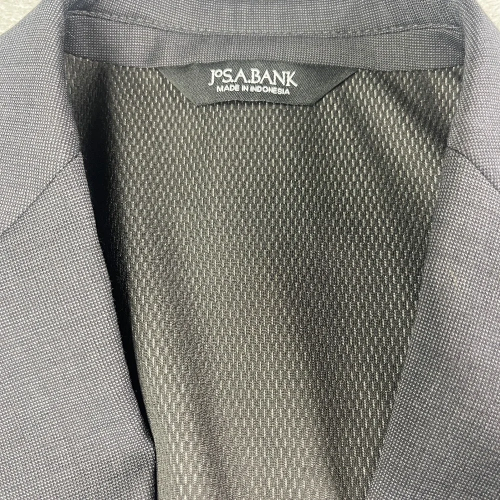 JOS.A. Bank Traveler Travel Tech‎ Slim Fit Gray Wool Blend Blazer 38 Short